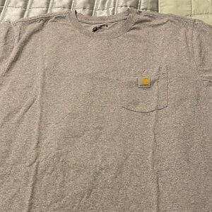 Carhartt Men's Heather Gray Pocket Tee